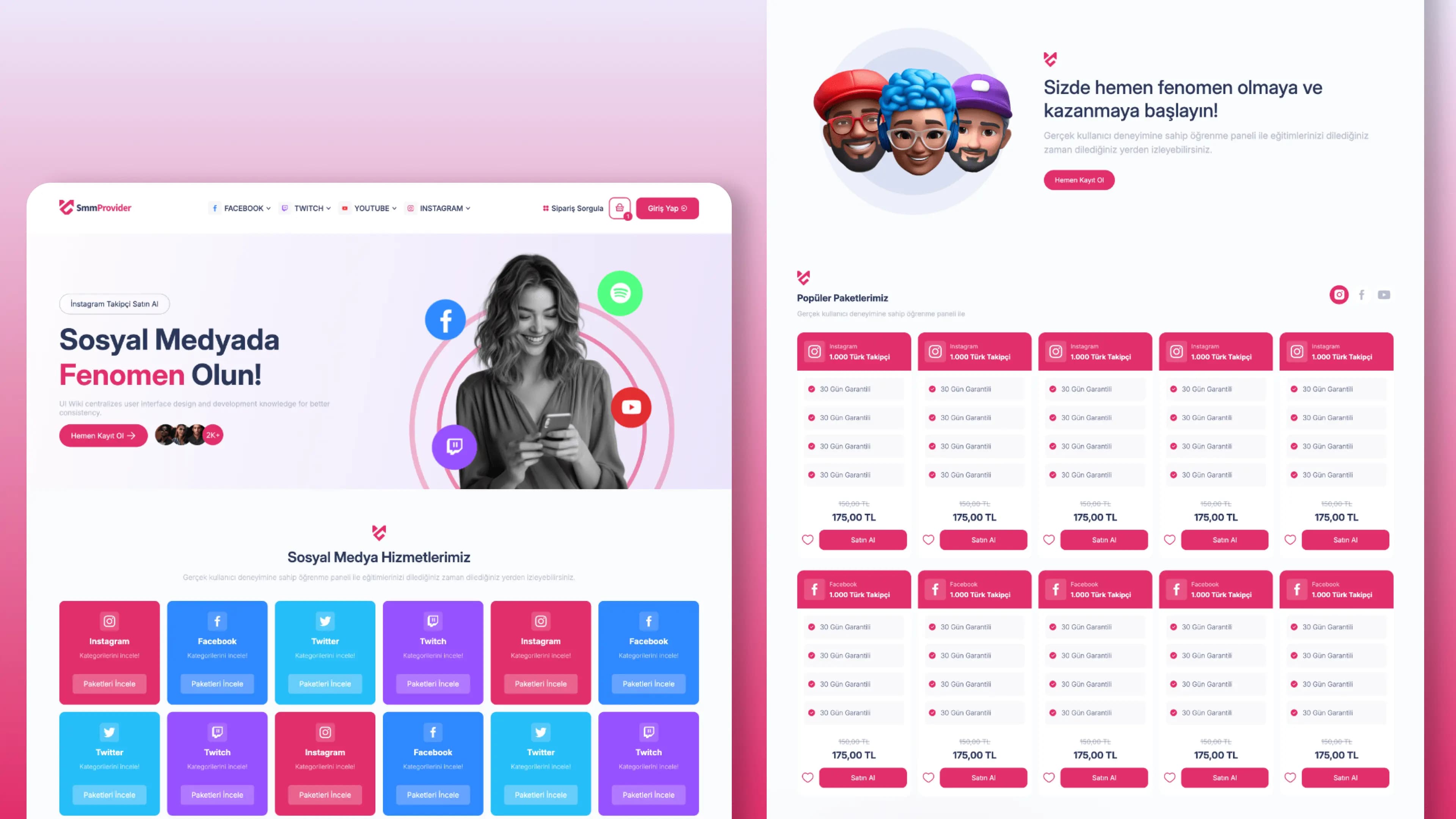 SMMProvider - Social Media Management Platform Main Image